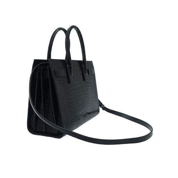 Saint Laurent 2way Black Bag Paris Sac De Baby - Picture 1 of 9